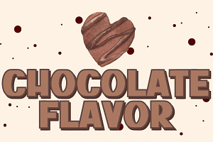 CHOCOLATE FLAVOR - Handwritten