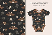 Halloween bat clipart, a Seasonal Illustration by EltaMaxArt (Thumbnail 4 of 6)