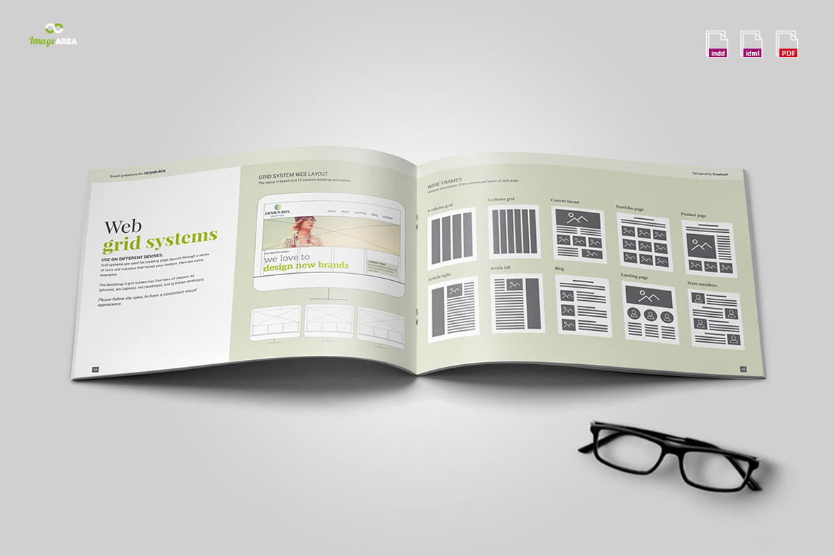 Landscape Brand Book, a Brochure Template by Imagination Area (Photo 9 of 13)