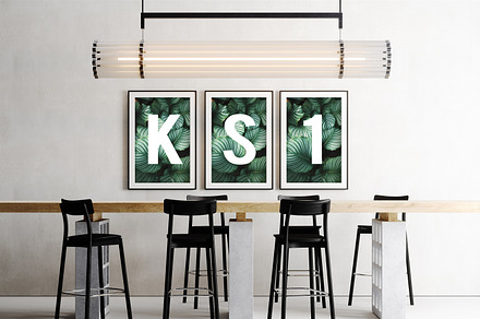 Modern Triple Poster Frame