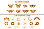 Happy Day Retro Graphics & Patterns, an Illustration by Wild Twig Co (Thumbnail 3 of 13)