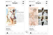 Instagram / Fashion Social Pack 2, a Social Media Template by Blossom (Thumbnail 6 of 6)