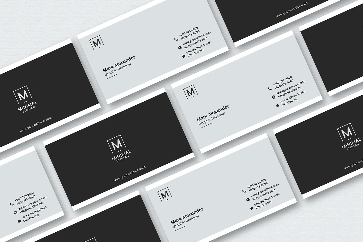 Minimal Business Card, a Business Card Template by Figtivedesigns (Photo 3 of 4)