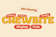 Chewbite - Bold Chubby Display Font, a Sans Serif Font by Pokal Studio (Thumbnail 1 of 13)