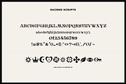 Arcane Sigil Decorative Font, a Handwritten Font by Graphic Spirit (Thumbnail 2 of 8)