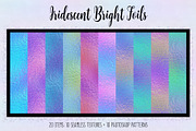 Iridescent Bright Foils, a Texture Graphic by Julie Campbell (Thumbnail 1 of 5)