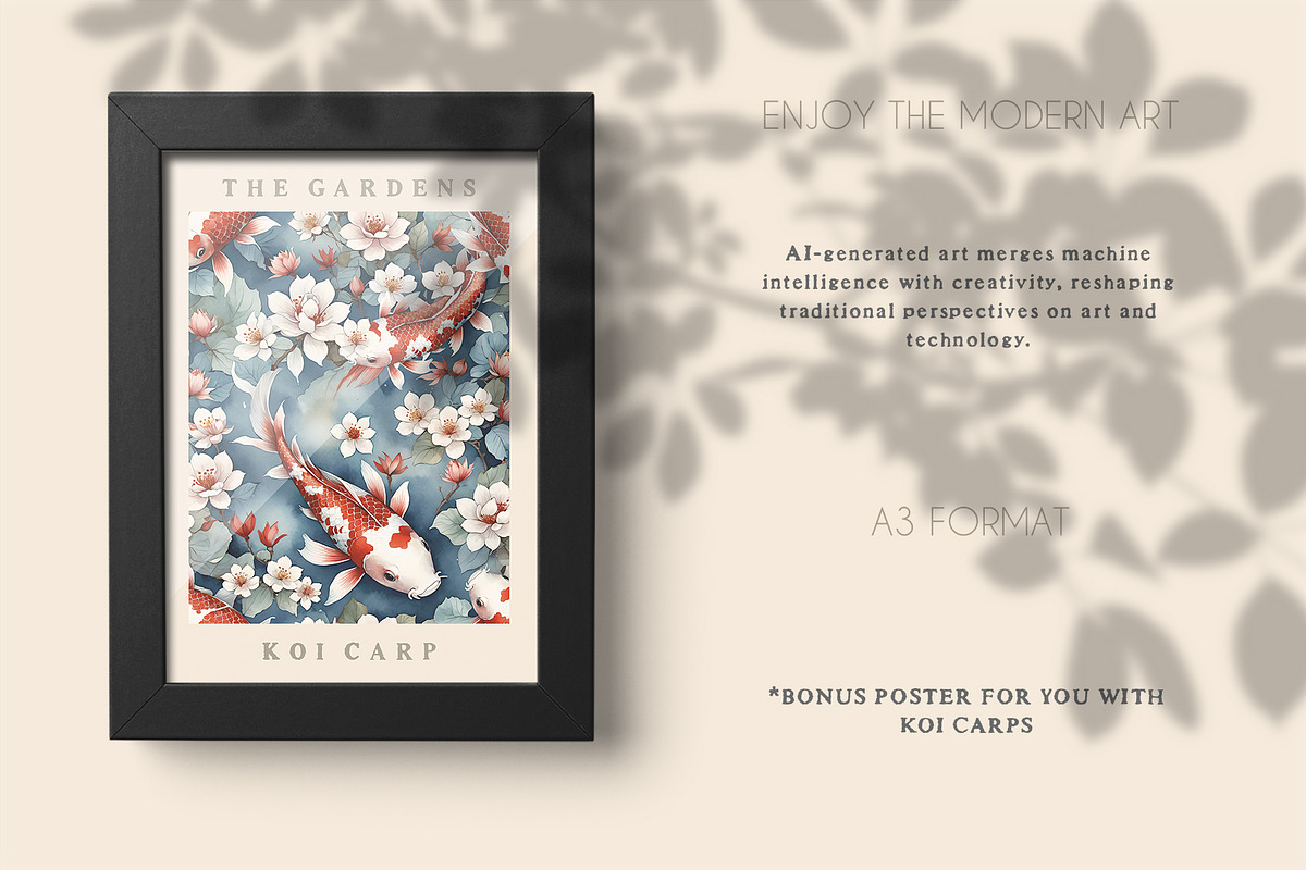 THE GARDENS RETRO POSTERS, a Background Graphic by Luna Dreams (Photo 7 of 7)