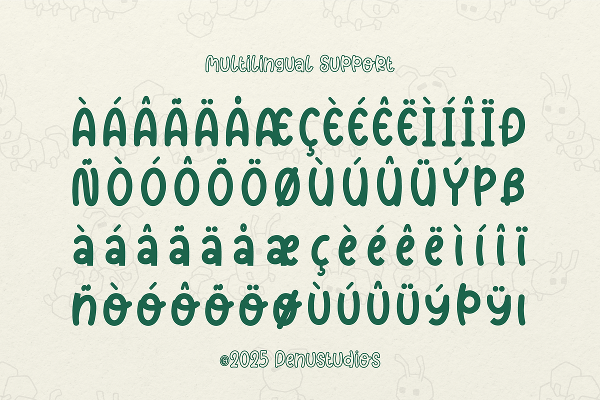 Komachi Wiggler | Cute Playful Font, a Font by Denustudios (Photo 12 of 12)