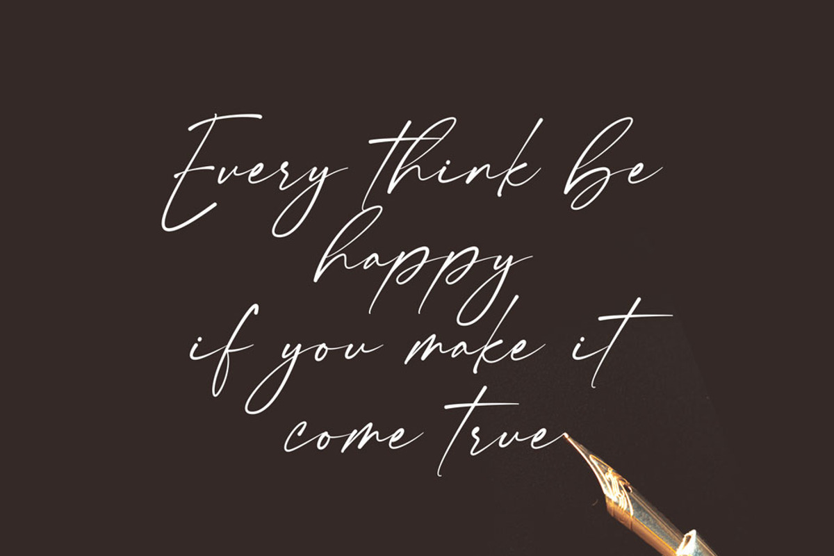 Shamson Signature Font, a Script Font by RantautypeStudio (Photo 2 of 17)
