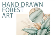 Abstract Forest Art Wallpaper Set, an Illustration by fei long (Thumbnail 4 of 10)
