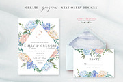 Wedding Watercolor Flowers Graphics, an Illustration by Essem Creatives (Thumbnail 2 of 8)