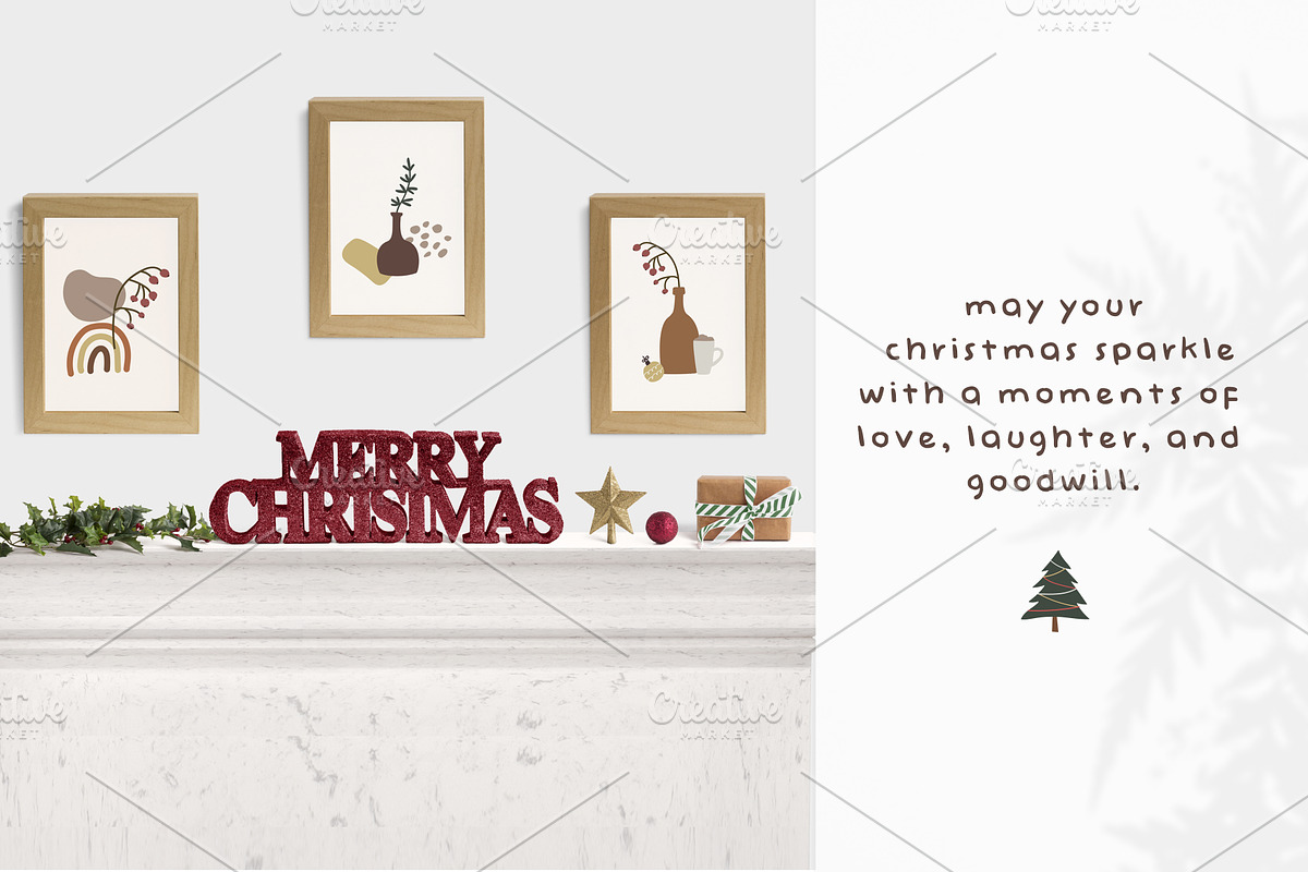 Christmas Winter Abstract Vol.1, a Decorative Illustration by Hanazumi (Photo 11 of 15)