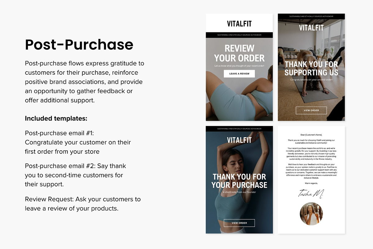 24 Canva Email Template Flow Designs, an Email Template by The Ecommerce Creative (Photo 7 of 11)