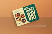 Father's Day Greeting Card Postcard, a Card Template by graphicook (Thumbnail 3 of 3)