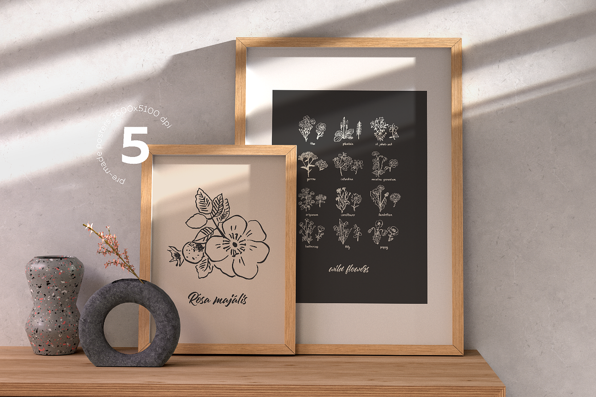 Wild meadow flowers $ herbs, an Object Graphic by yttadesign (Photo 7 of 17)