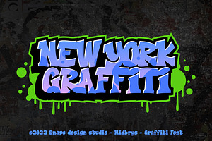 Midbrys - Graffiti Font