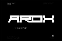 Arox - Futuristic Display Font