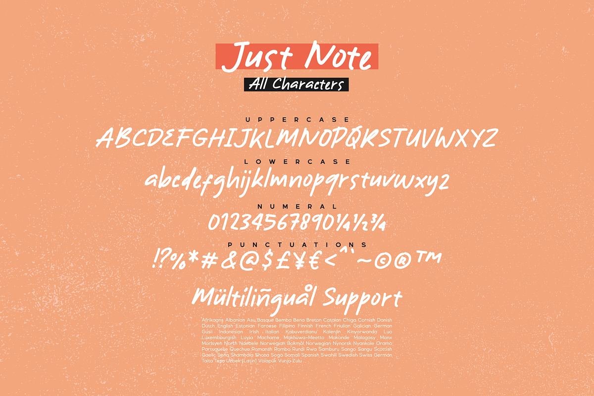 Just Note - Font and Doodle, a Script Font by Java pep (Photo 11 of 11)