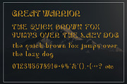 Great Warrior, a Serif Font by Letterara (Thumbnail 6 of 9)