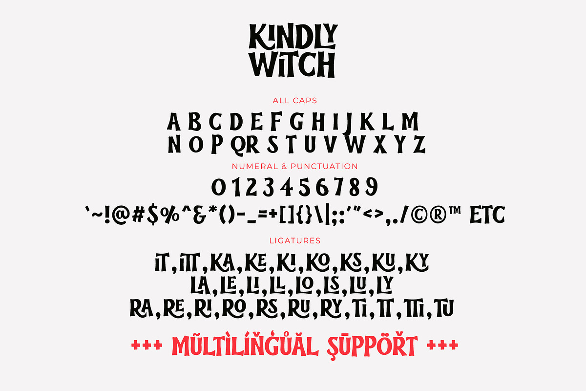 Kindly Witch - Bouncy Display Font, a Handwritten Font by Airotype (Photo 8 of 9)