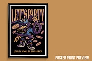 Let's Party Illustration, a Person Illustration by badsyxn (Thumbnail 4 of 5)