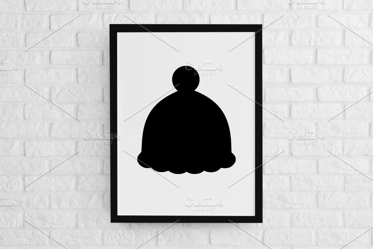 Knit Beanie Silhouette SVG, an Object Illustration by newminddesign (Photo 2 of 3)