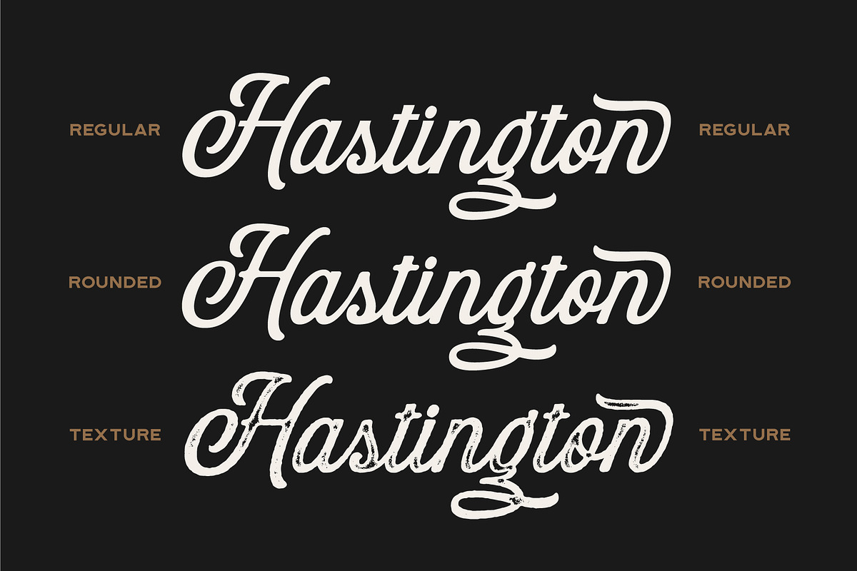 Hastington Script preview 2