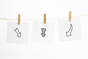 Arrows Doodle Clipart, an Object Graphic by Anntre (Thumbnail 2 of 3)