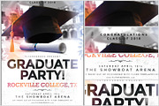 Graduation Party Flyer Template, a Flyer Template by FlyerHeroes (Thumbnail 3 of 4)