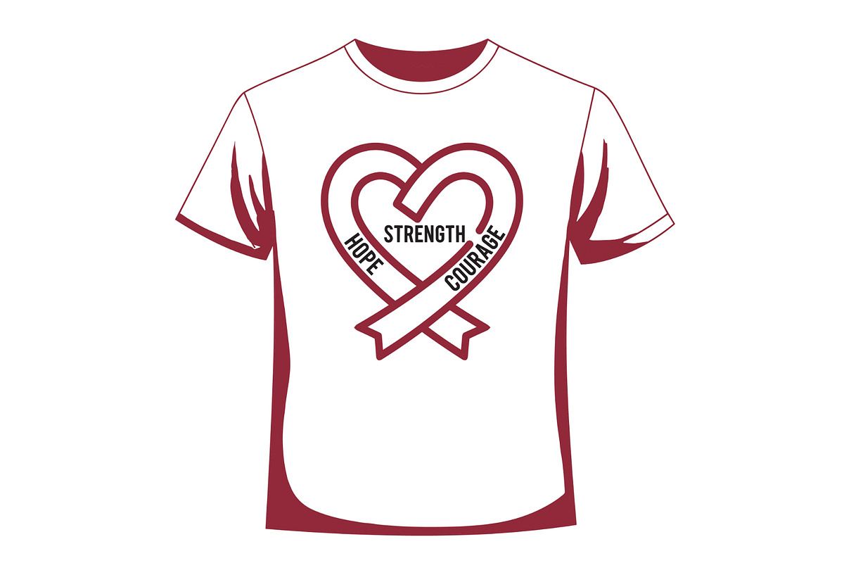 Cancer Awareness T Shirt Design Set, a Healthcare Illustration by balal (Photo 9 of 30)