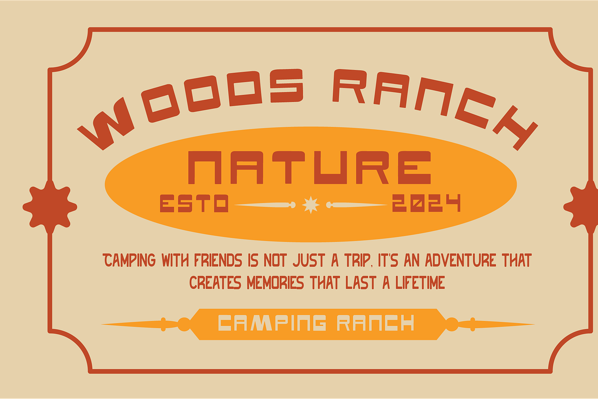 GUBAM - Bold Retro Vintage Font, a Sans Serif Font by Rightwheels (Photo 6 of 11)