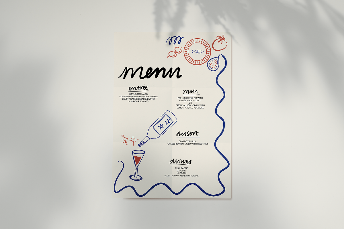 Dinner Party Illustration Pack, a Food Illustration by Em&M Studio (Photo 5 of 9)