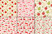 Cute Cherry Apple Fruit Pattern, a Pattern Graphic by Artonix (Thumbnail 6 of 7)
