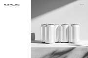 Soda Can Collection Studio Mockup, a Cups & Container Mockup by creatsy5 (Thumbnail 2 of 5)