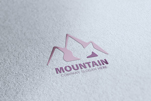 Mountain Logo, a Branding & Logo Template by essegraphic