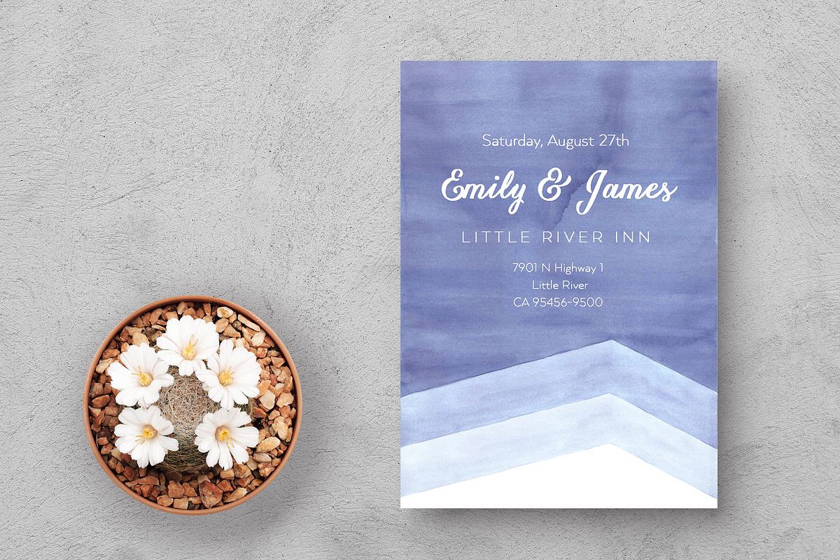 Watercolor Geometric Ombre Paper, a Background Graphic by KitsPix (Photo 3 of 5)