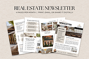 12 Month Real Estate Newsletter, a Brochure Template by ShopRShop (Thumbnail 3 of 9)