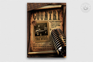 Country Live Flyer Template V5