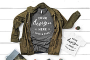 T-Shirt Mockup Bundle Bella Canvas, a Shirt Mockup by lock and page (Thumbnail 43 of 71)