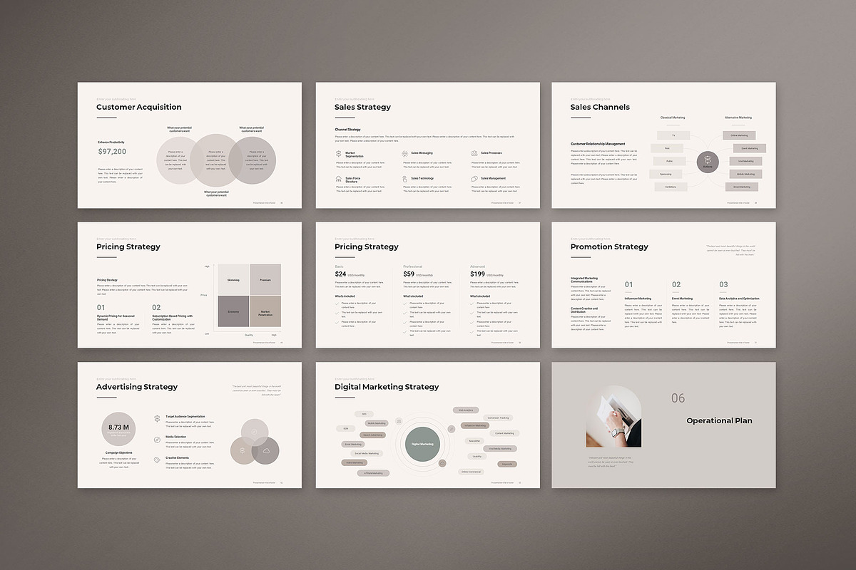 Business Plan Presentation Template, a Presentation Template by CreativityForest (Photo 9 of 13)
