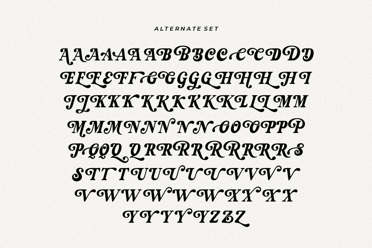 Sunday Eighties Font, a Serif Font by HansCo Studio (Photo 15 of 17)