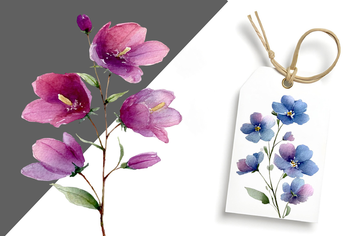 Watercolor Spring Clipart Bundle, a Healthcare Illustration by DreamCafeArt (Photo 4 of 8)