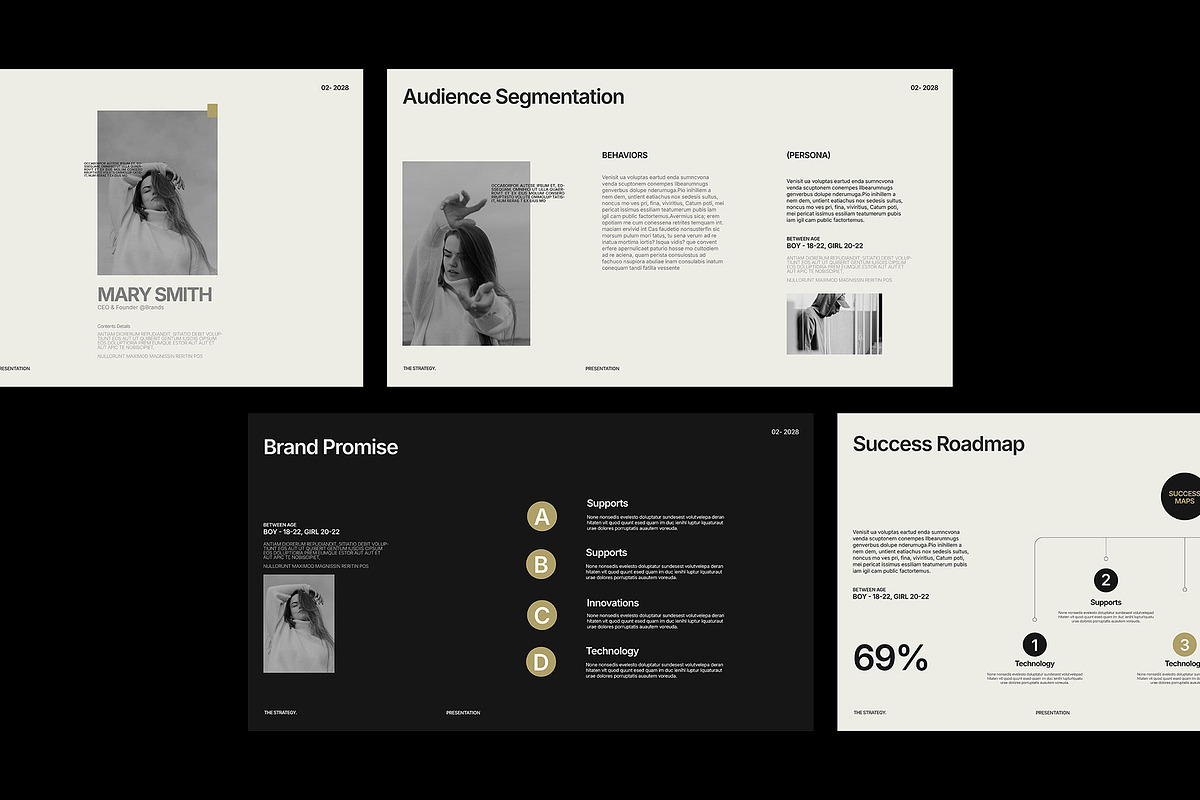 Brand Strategy Presentation Template, a Presentation Template by Templeste (Photo 3 of 4)