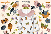 Birds and Butterflies Collection, a Decorative Illustration by owlasya (Thumbnail 3 of 8)