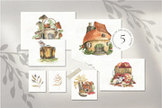 Autumn Watercolor. Cozy Season, an Illustration by Love Watercolor Store (Thumbnail 3 of 7)