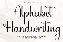 Alphabet Handwriting