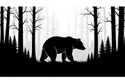 Nature Wildlife Bear Silhouette Bund, an Illustration by Designs_River (Thumbnail 49 of 51)