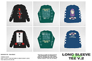 Long Sleeve Tee V.2 - Mockup, a Shirt Mockup by DaldSgh (Thumbnail 1 of 8)