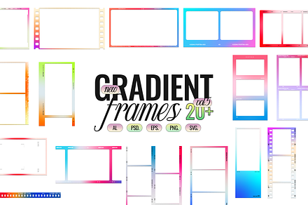 Gradient Film Frame Vol.5, an Object Graphic by Sixtysix Labs