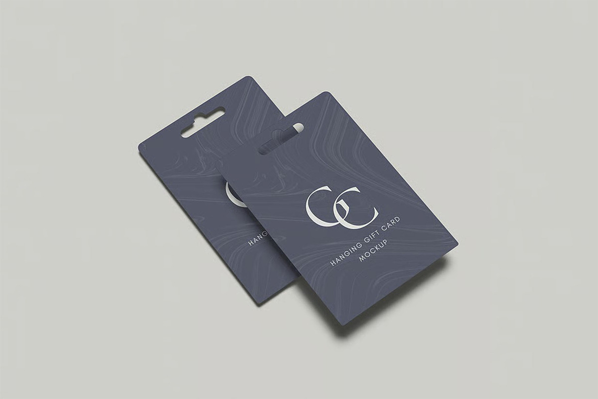Hanging Gift Card Mockup, an Advertising Mockup by zpackcreative (Photo 5 of 5)